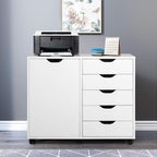 Giantex File Cabinet, Mobile Lateral Filing Cabinet - Image 2