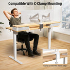 Kingant 48 x 24 Inch Electric Standing Desk - Image 8