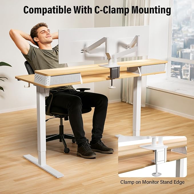 Kingant 48 x 24 Inch Electric Standing Desk - Image 8