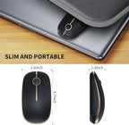 VssoPlor Wireless Mouse, 2.4G Slim Portable Computer Laptop Mouse - Image 5