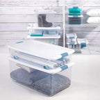 Sterilite 12-Pack Latching Box, Under Bed Storage Bins - Image 6
