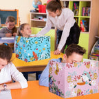 Crtiin 24 Pcs Privacy Folders for Students Desk Dividers Standard School - Image 5