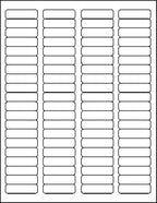 MACO Laser/Ink Jet White Return Address Labels, 1/2" x 1-3/4", 80 per Sheet - Image 3