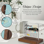Admin Assistant Gifts, Thank You Desk Sign - Image 3