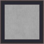 Amanti Art Black Framed Magnetic Board 15x15 X-Small Vision Board by AmantiArt