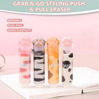 Retractable Pencil Eraser, Cute Erasers, Kawaii Cat Paw Eraser, Suitable - Image 2