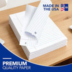 Kaisa3 Pack Notebook Paper College Ruled 3-Hole Punched Loose Leaf Paper 8x10.5 - Image 2