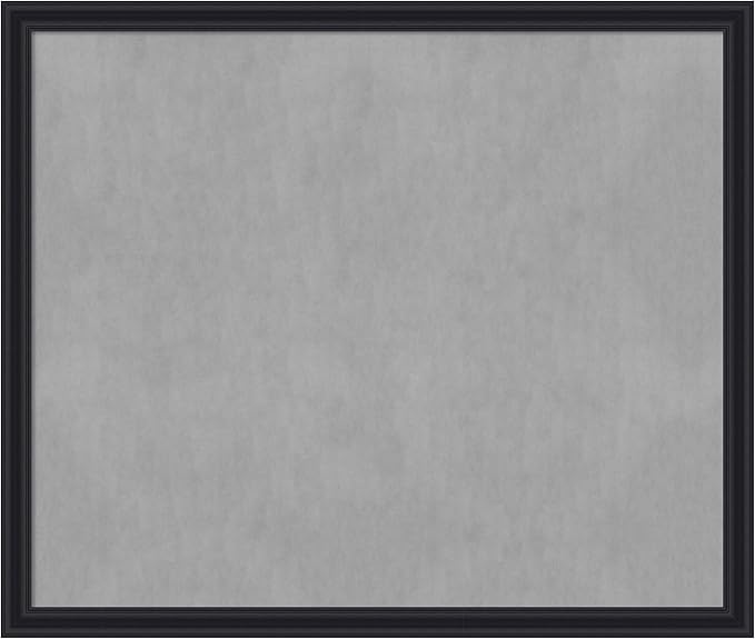 Amanti Art Black Framed Magnetic Board 44x52 Oversize Vision Board by AmantiArt