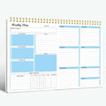 Weekly Planner Notepad Undated Weekly Schedule Planner To Do List Notebook by RegoldenBook