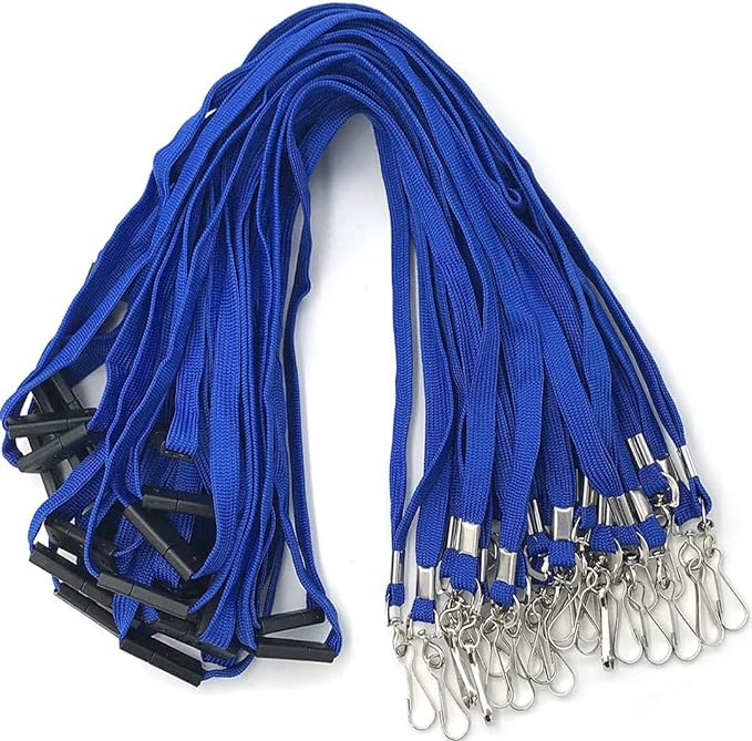 Bird Fiy Lanyards Safety Blue Lanyards Neck Flat Premium Breakaway Badge Lanyard by BirdFiy