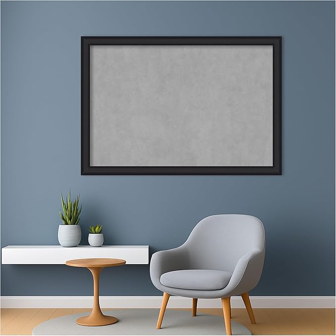 Amanti Art Black Framed Magnetic Board 27x39 Large Vision Board - Image 6