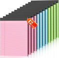Legal Pads 8.5 x 11, 12 Pack Colored Note Pads 8.5 x 11 Pink Notepad 8.5 x 11 by Nichela