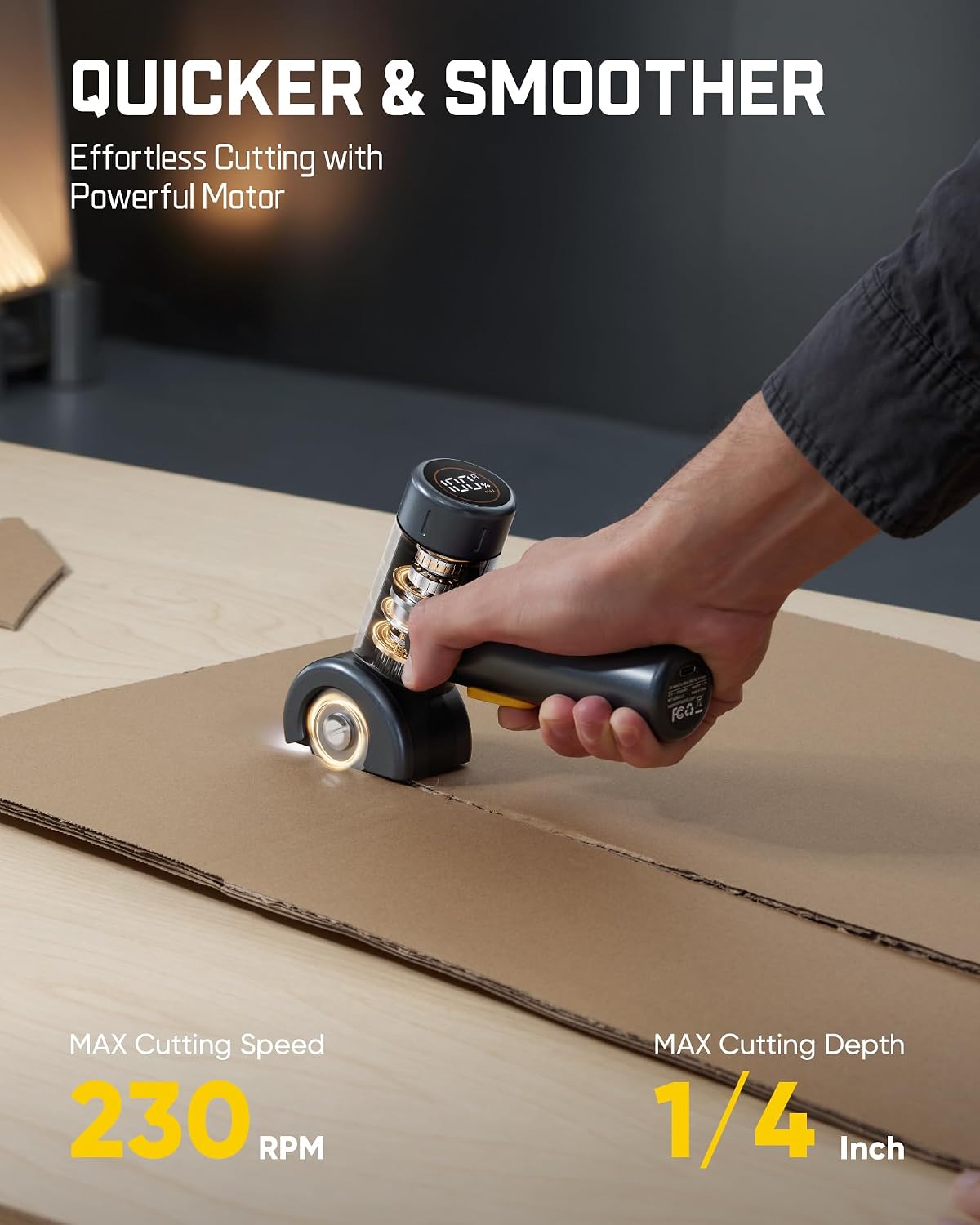 Fanttik C8 Nano Easyswap Cordless Cardboard Cutter, Electric Scissors