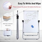 UIFER Stand White Board, Double Sided Magnetic Dry Erase Board Height - Image 5