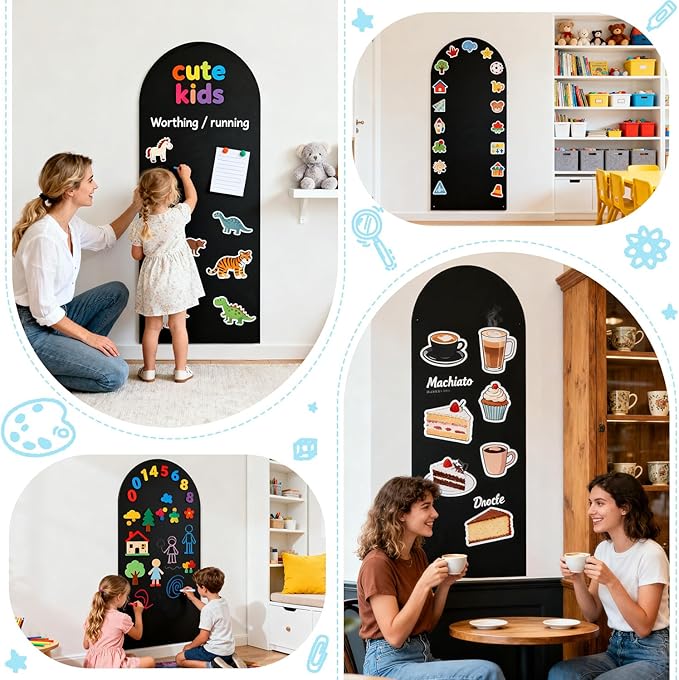 WUPIOS Magnetic Wall Decal for Kids 39.3x17.5 Inches Upgraded Magnetic - Image 7