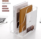 SANRUI Acrylic File Organizer, Compact Desk Organizer - Image 5