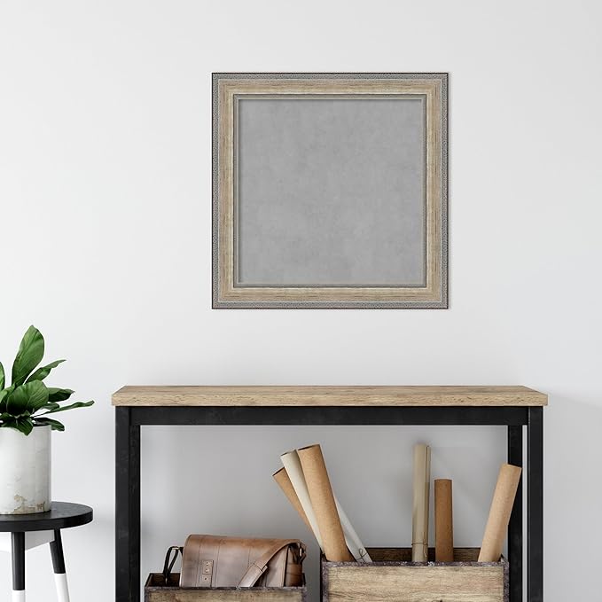 Amanti Art Silver Framed Magnetic Board 25x25 Medium Vision Board - Image 6