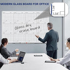 Magnetic Whiteboard Glass Board Yearly Calendar - Image 4