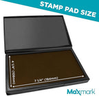 MaxMark Large Brown Stamp Pad - Image 3