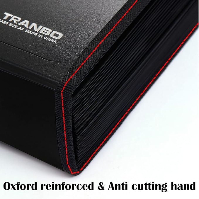 2 Pack 25 Pockets Letter Size/A4 Accordion File Organizer - Image 4