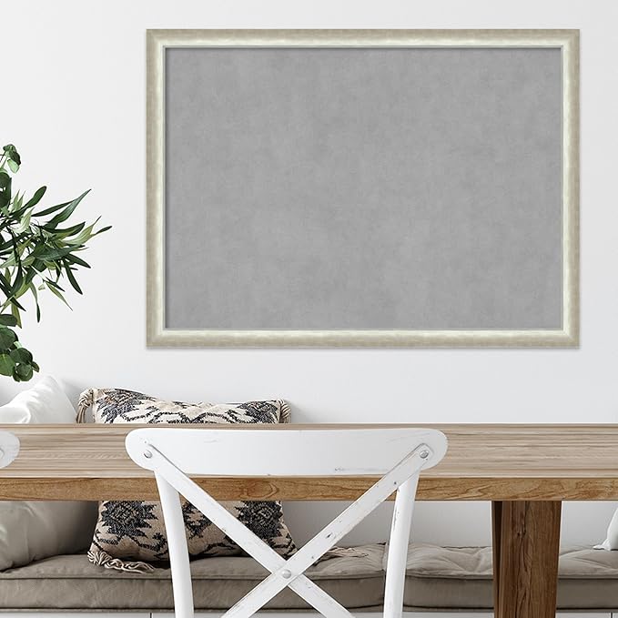 Amanti Art Silver Framed Magnetic Board 22x30 Medium Vision Board - Image 5