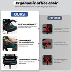 fizzin office chair mesh computer chairs with adjustable showing dimensions