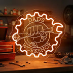 Custom Garage Neon Signs, Personalized Garage LED Signs by HousignzNeonLightSigns