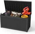 Yardgrace 320 Gallon Outdoor Storage Box Waterproof, Resin Deck Boxes by Unknown