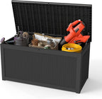 Yardgrace 320 Gallon Outdoor Storage Box Waterproof, Resin Deck Boxes by Unknown