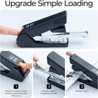 M&G Effortless Stapler 50 Sheet Capacity One-Touch Stapling, Heavy Duty Desktop - Image 5