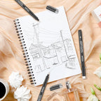 YISAN Ultra Fine Tip Pens Black 01, Extra Fine Point Writing Ink Pens, 0.25mm - Image 5