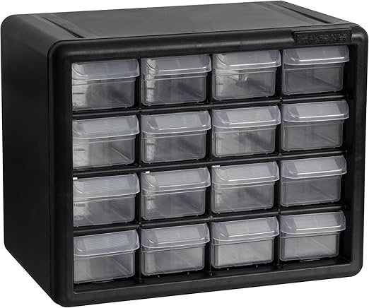 Akro-Mils 16-Drawer Plastic Drawer Storage Cabinet by Akro-Mils