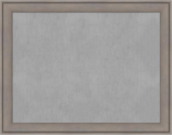 Amanti Art Grey Framed Magnetic Board 21x27 Medium Vision Board by AmantiArt