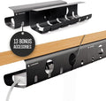 No-Drill Under Desk Cable Management Tray by COREMINDED