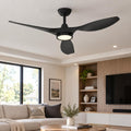 roomratv 52 inch modern ceiling fan with light, main product view