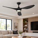 roomratv 52 inch modern ceiling fan with light, main product view