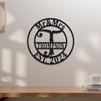 Custom Metal Signs | Personalized Monogram Name Sign | Outdoor Wall Art - Image 5