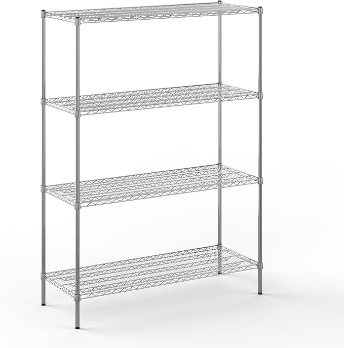 Regal Altair 21" Deep x 54" Wide x 74" Height Wire Shelving Kit | 4-Tier | NSF by Regal+Altair