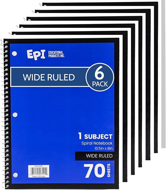 EPI Spiral Notebook | Wide by EPI