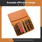 MIVLXLX Leather 12 Fountain Pen/Pencil Tray Case Organizer, Fashion Design - Image 4