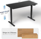 VIVO Electric 55 x 28 in Standing Desk, Memory Height Adjustment, 1B Series - Image 3