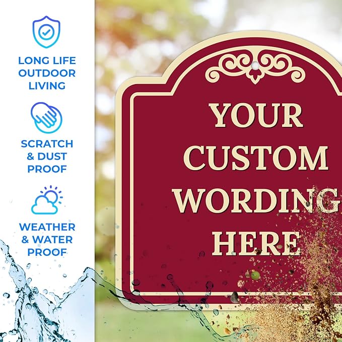 Custom Decorative Sign, Personalized Metal Sign - Image 8
