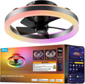 govee ceiling fan with lights, 20'' rgbic fandelier, main product view