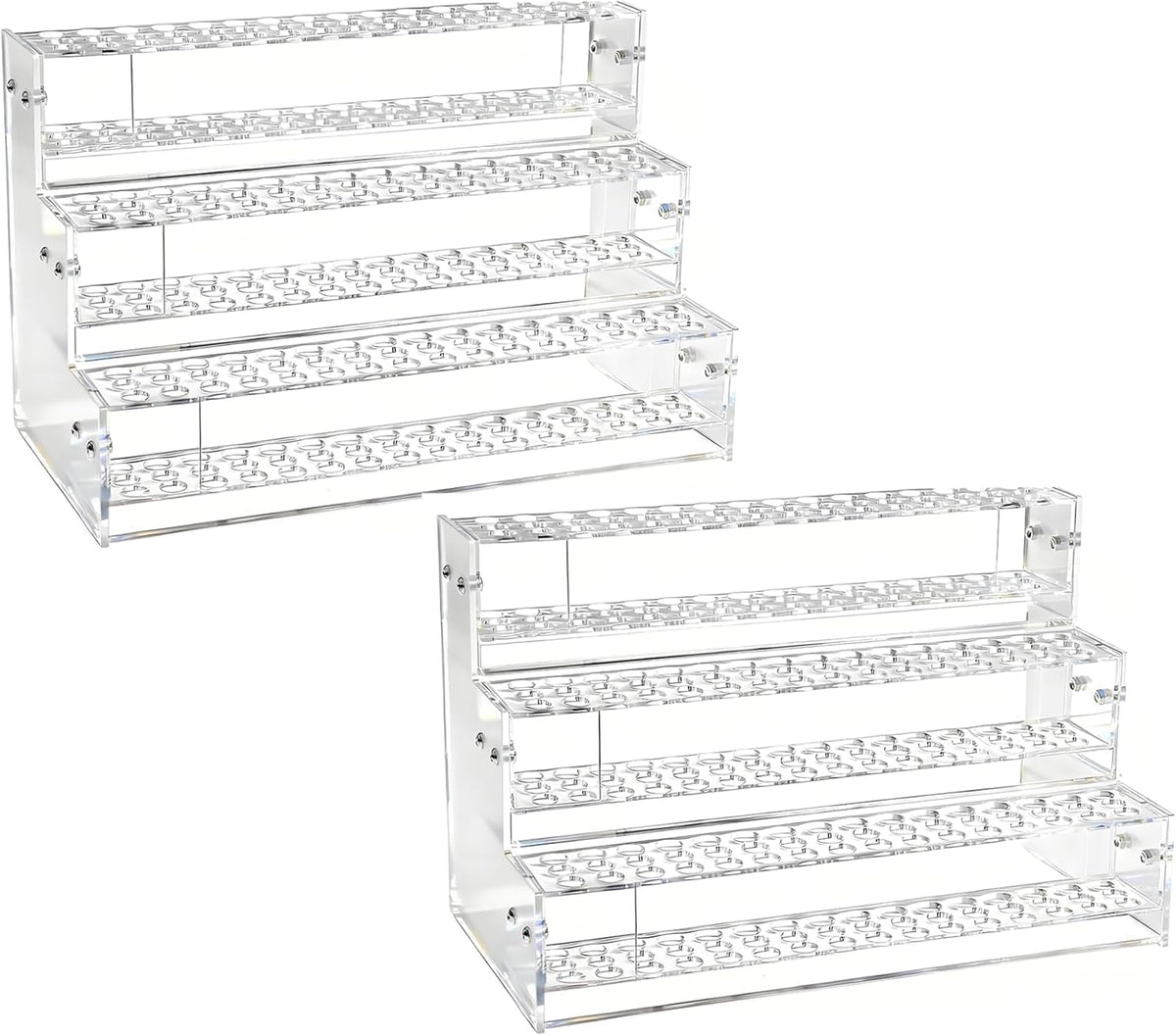 2pcs 144-Slots Pen Holder for Craft Shows,Acrylic Pen Display Stand Holders