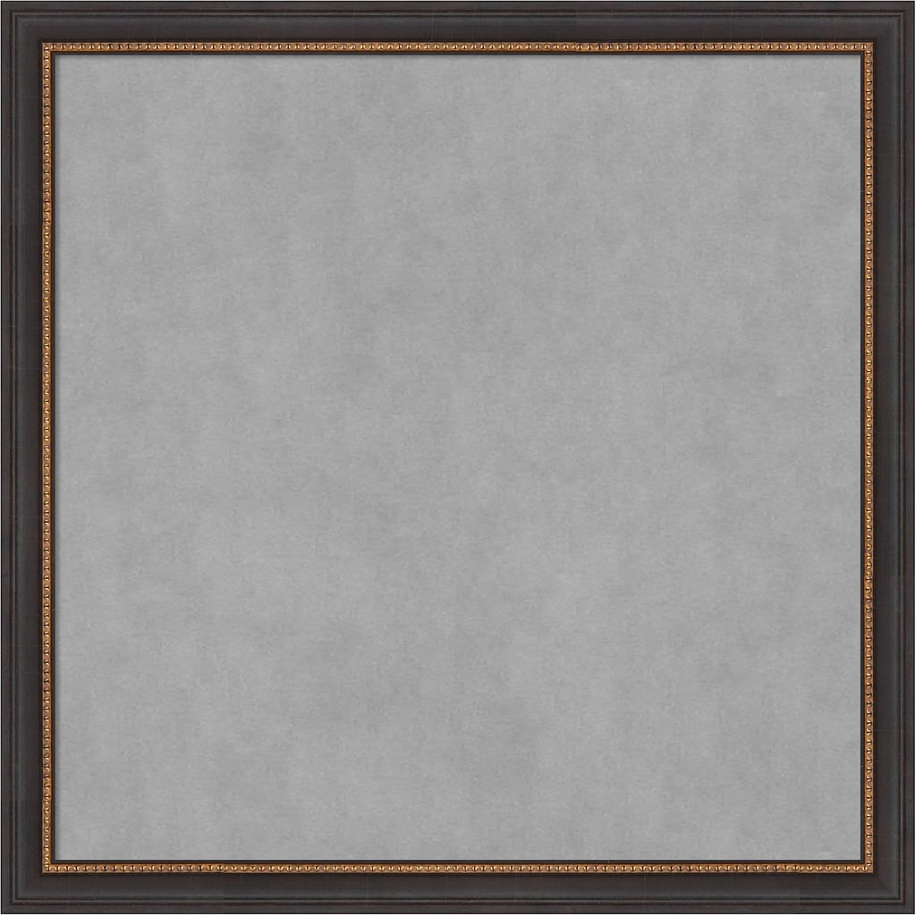 Amanti Art Black Framed Magnetic Board 27x27 Medium Vision Board