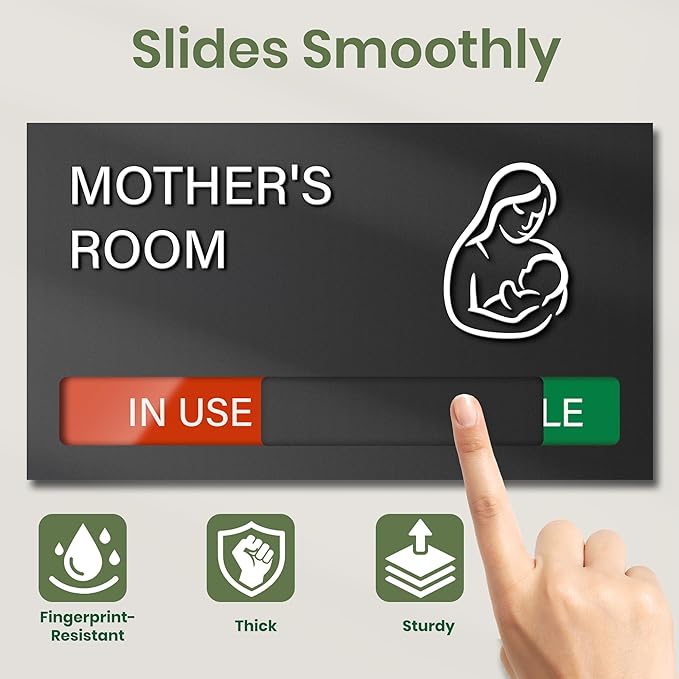 Mother's Room Sign, Lactation Room Available In Use Door Sign, Breastfeeding in - Image 2