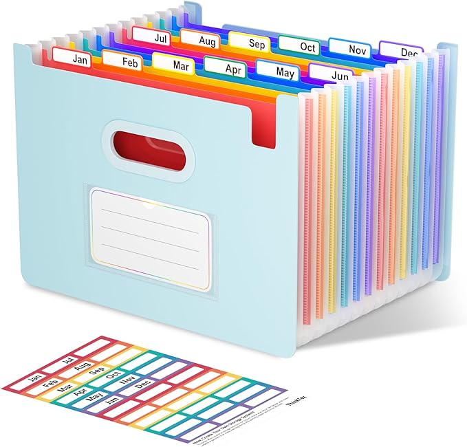 ThinkTex Accordion File Organizer, 12 by ThinkTex