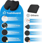 TushGuard Office/ Car Seat Cushion, Non-Slip Sciatica & Back Coccyx Tailbone - Image 6
