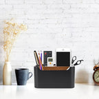 SZYRL Stylish Desk Organizer and Remote Control Holder in Black - Image 6