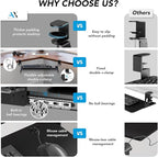 AX WABER Keyboard Tray Under Desk Pull Out - Image 2